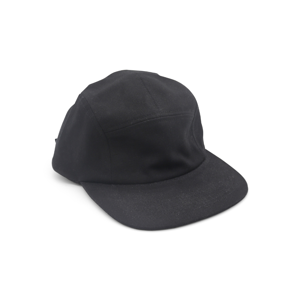 Cotton Camper 5 Panel - Black