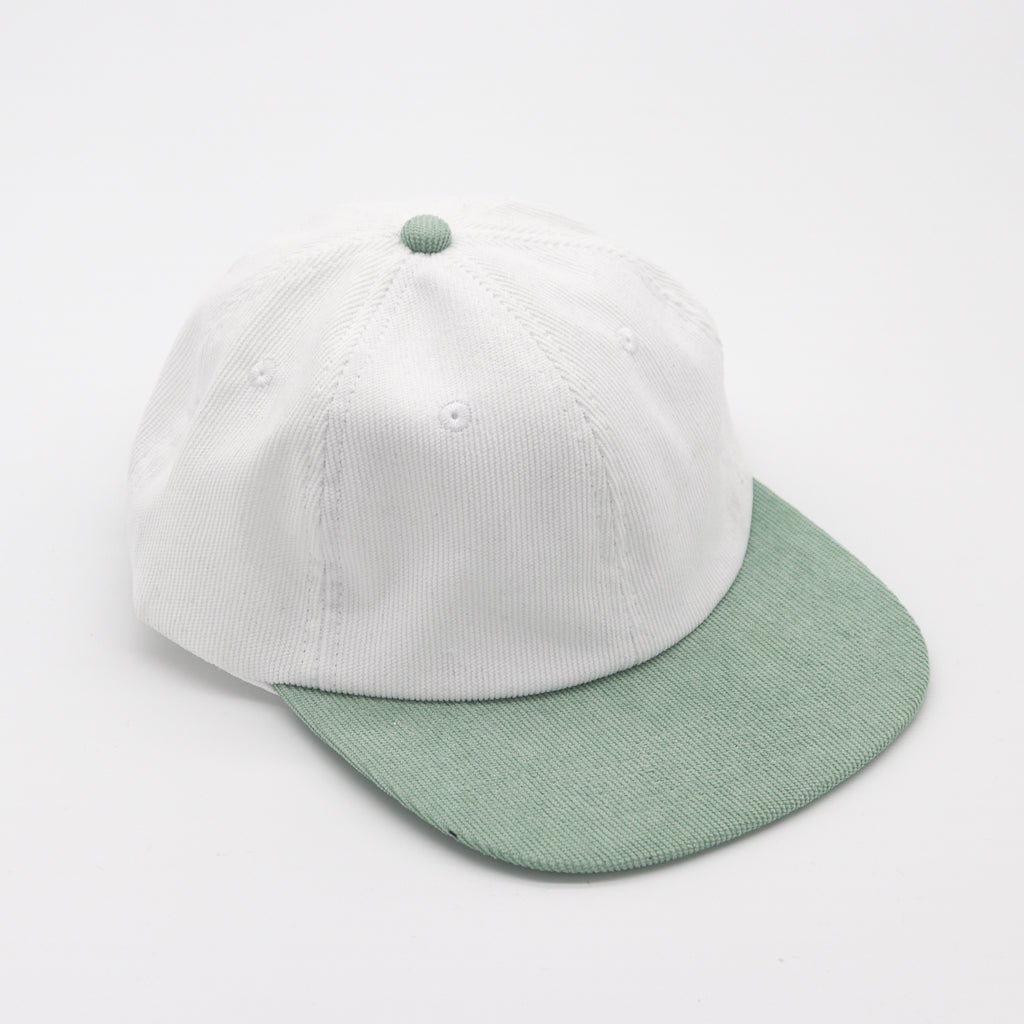 Corduroy Two-Tone 6 Panel - Sage