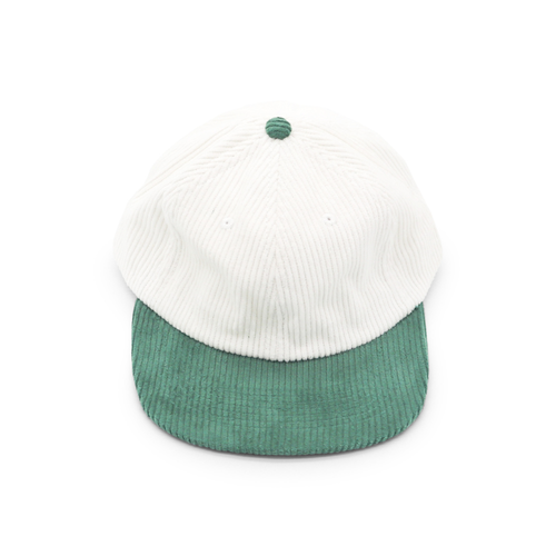 Corduroy Two-Tone 6 Panel - Green