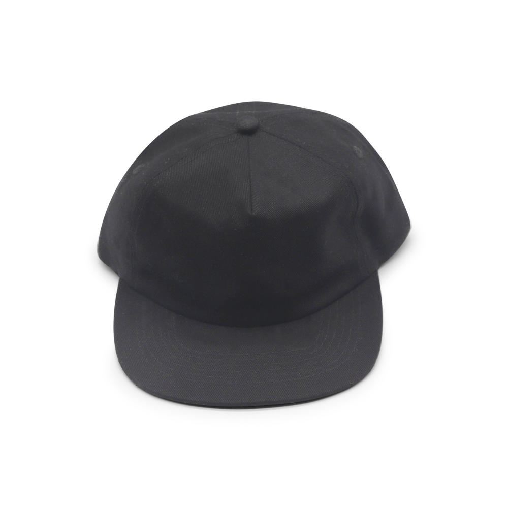 Cotton 5 Panel - Black