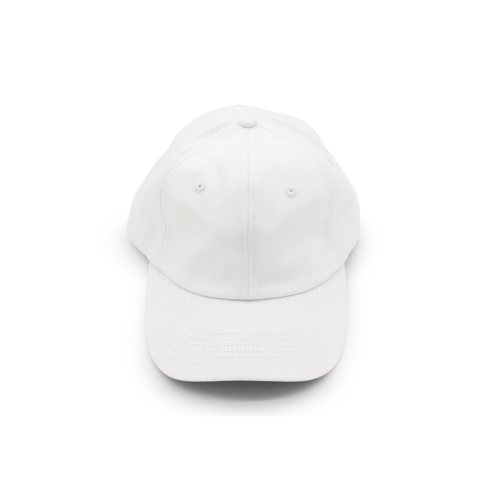 Cotton Dad Hat - White