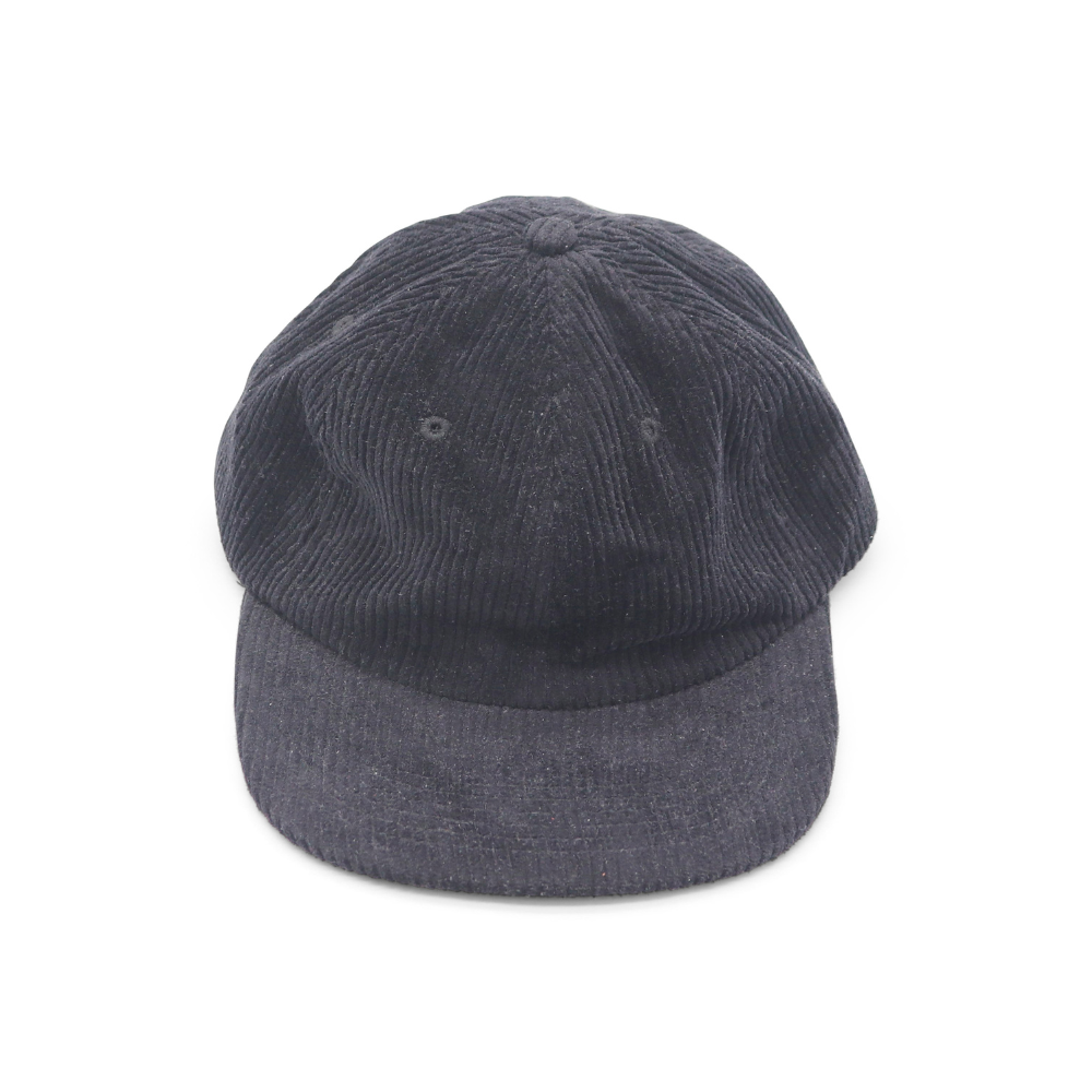 Corduroy 6 Panel - Black