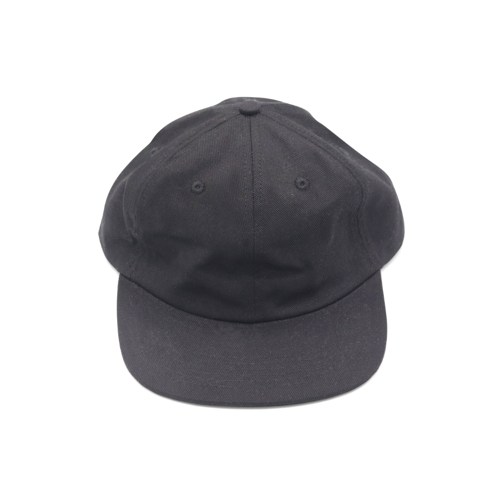 Cotton 6 Panel - Black
