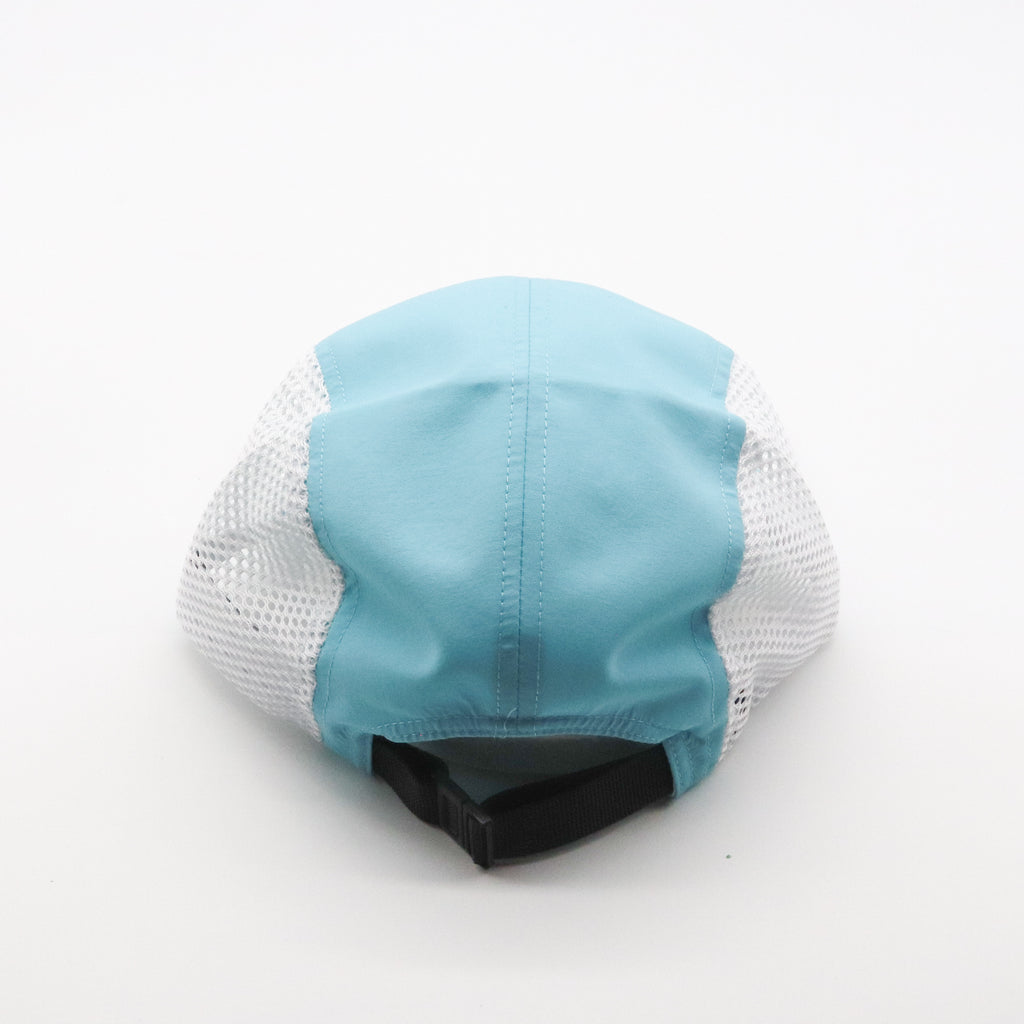 Nylon Camper 5 Panel - Blue & White