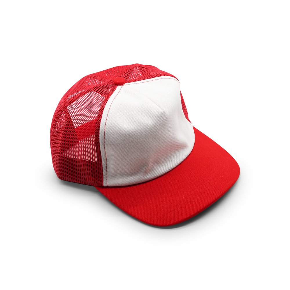 5 Panel Trucker - Red