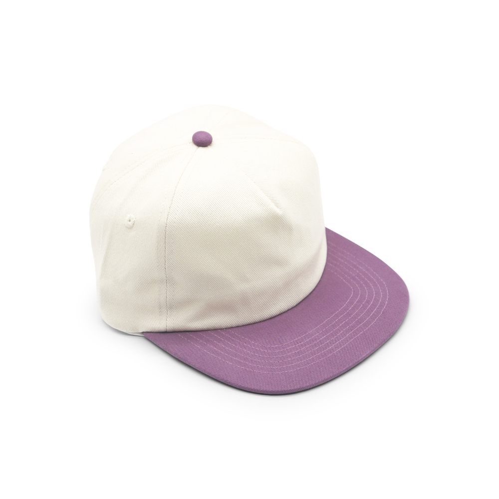 Cotton Two-Tone 5 Panel - Purple