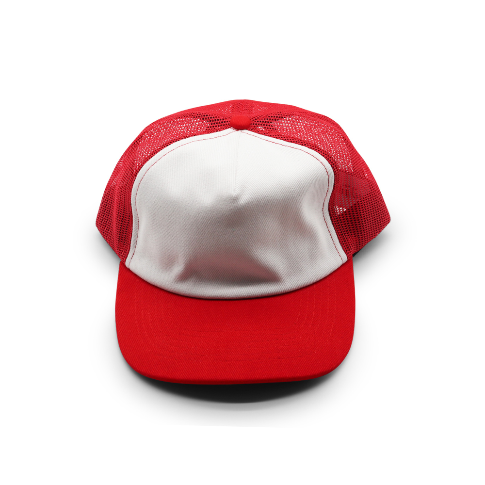 5 Panel Trucker - Red