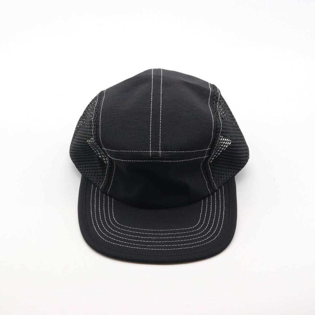 Nylon Camper 5 Panel - Black Contrast Stitch
