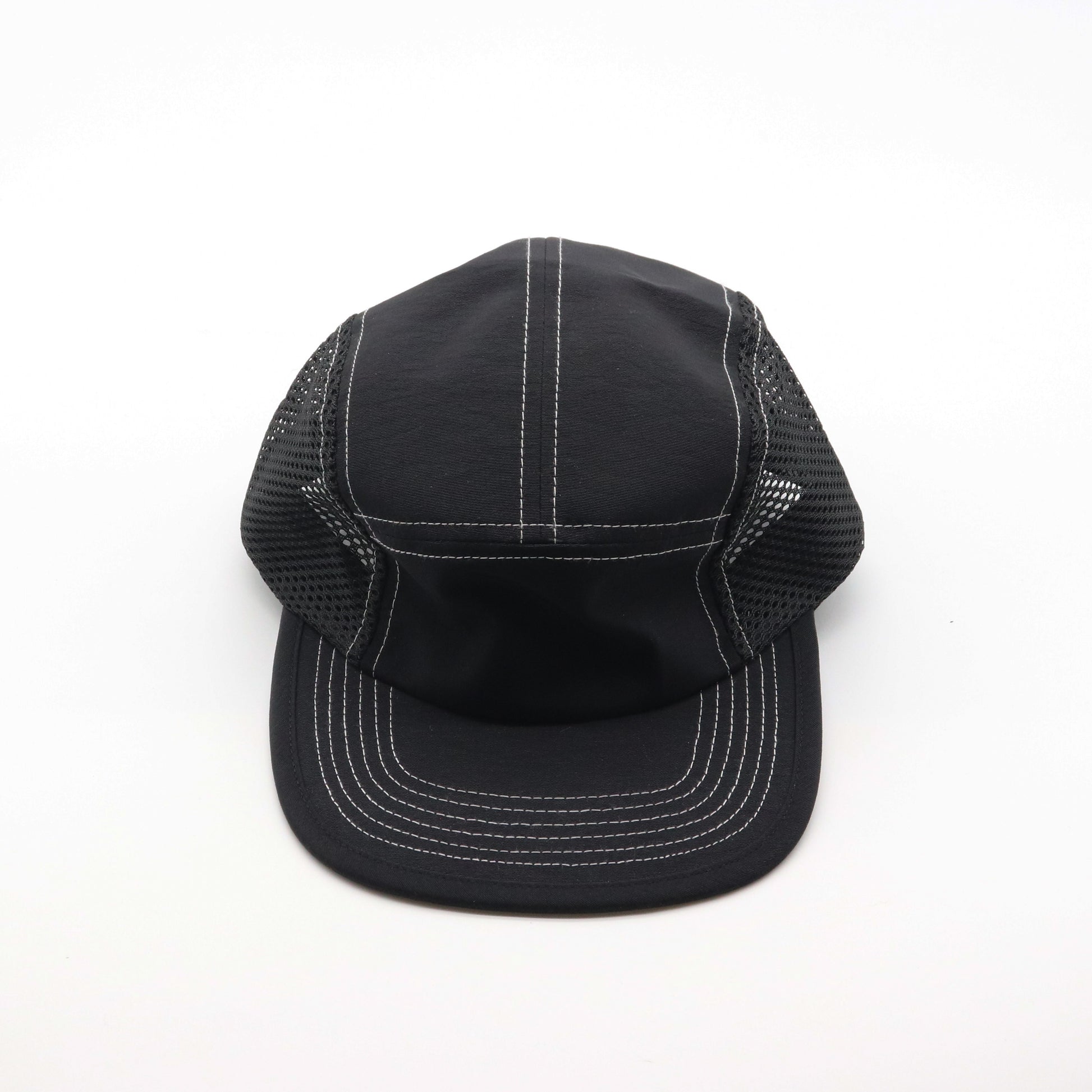 Nylon Camper 5 Panel - Black Contrast Stitch