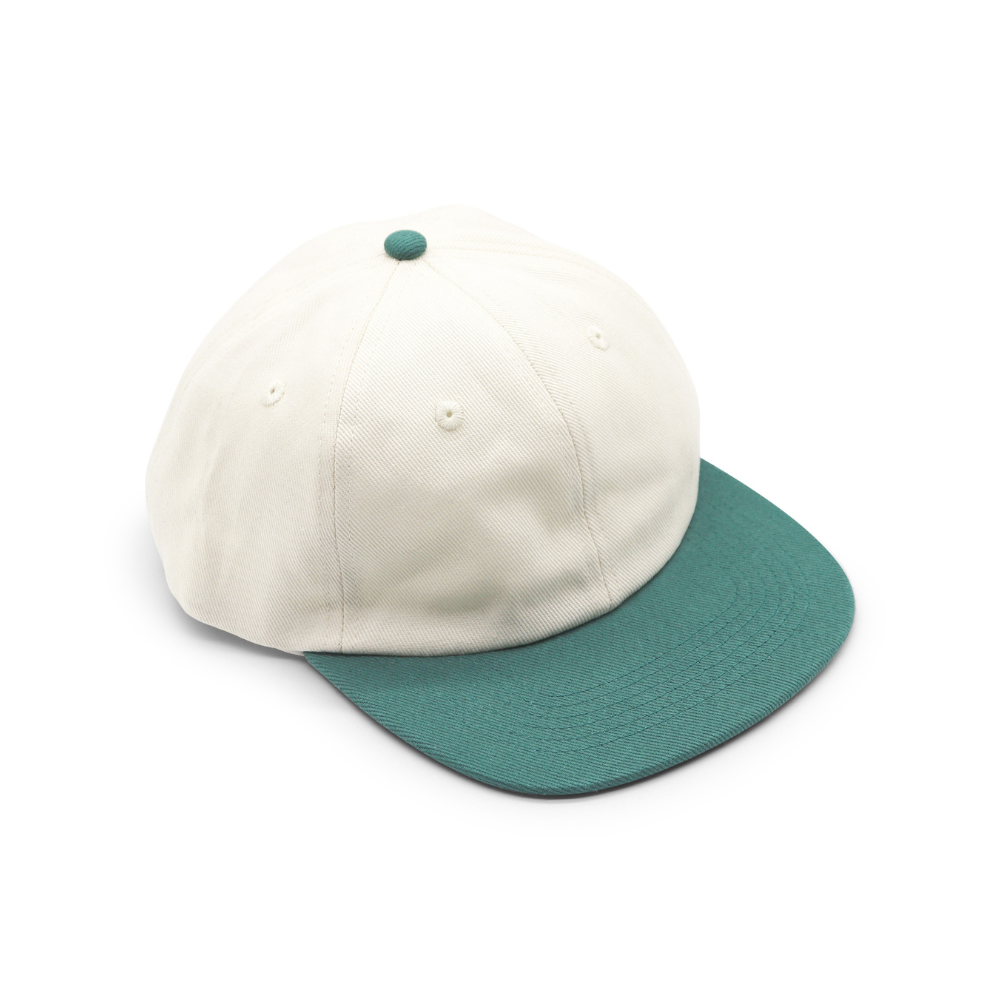 Cotton Two-Tone 6 Panel - Green
