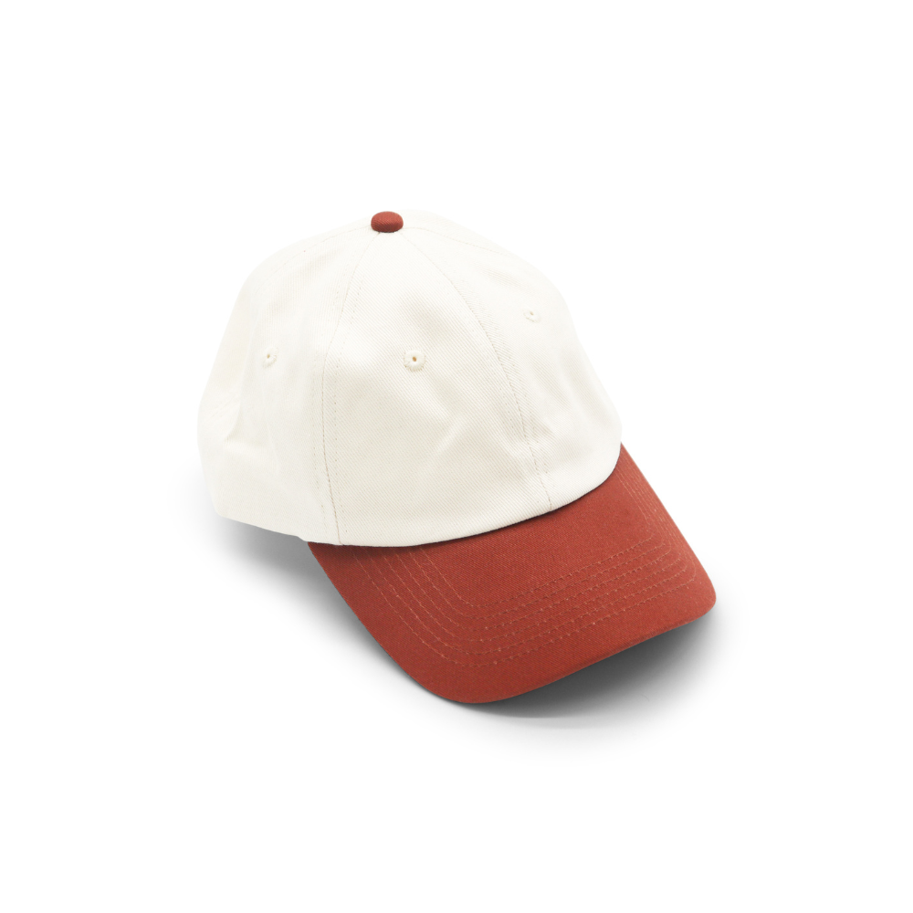 Cotton Two-Tone Dad Hat - Chocolate