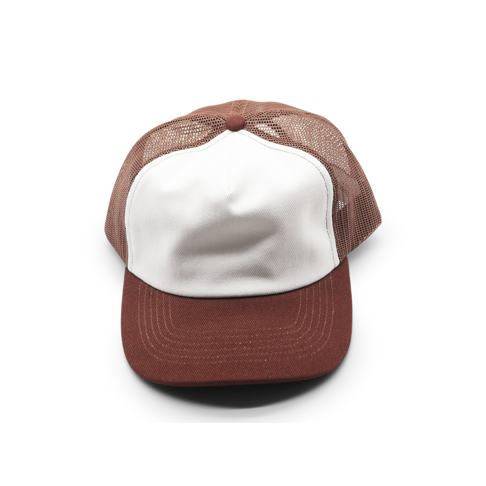 5 Panel Trucker - Brown