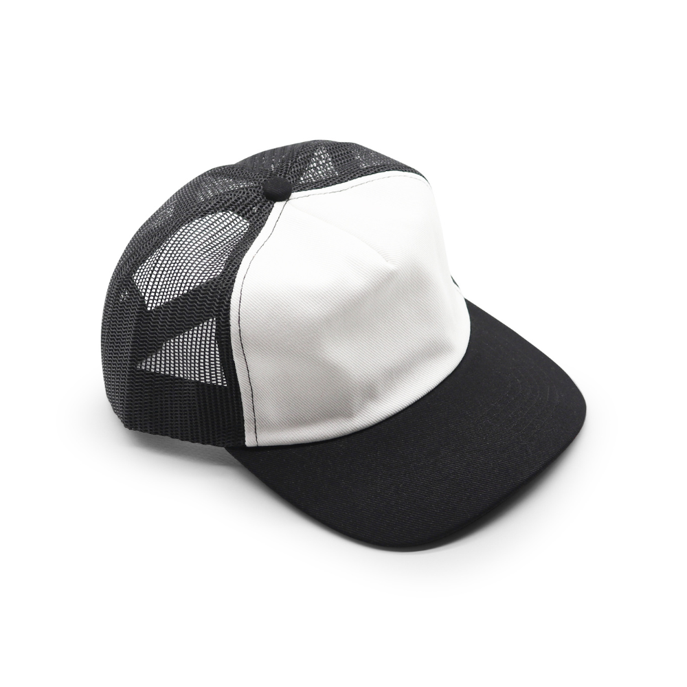 5 Panel Trucker - Black