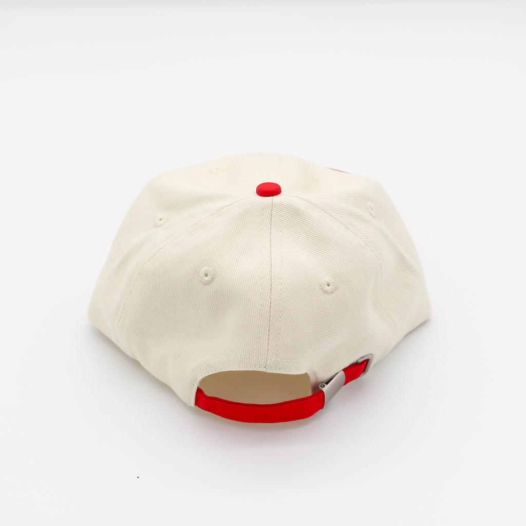 Cotton Two-Tone 6 Panel - Red