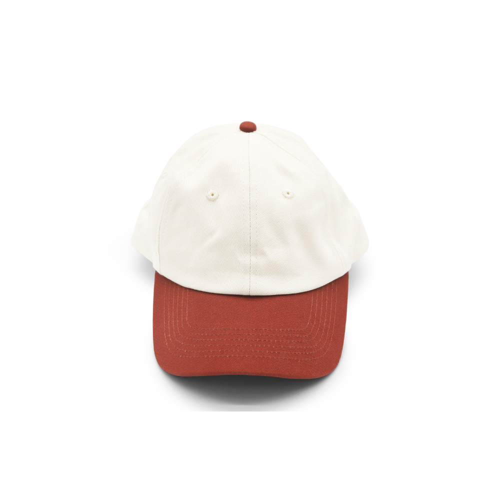 Cotton Two-Tone Dad Hat - Chocolate