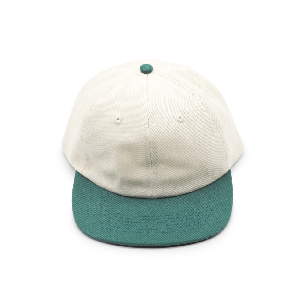 Cotton Two-Tone 6 Panel - Green