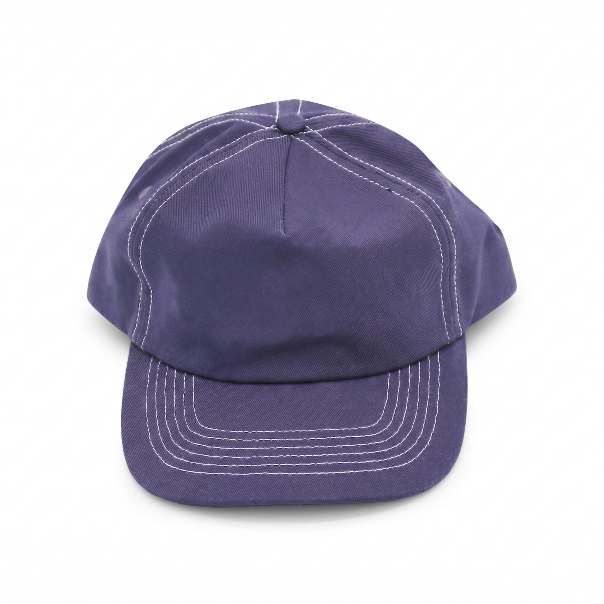 Cotton 5 Panel - Navy Contrast Stitched