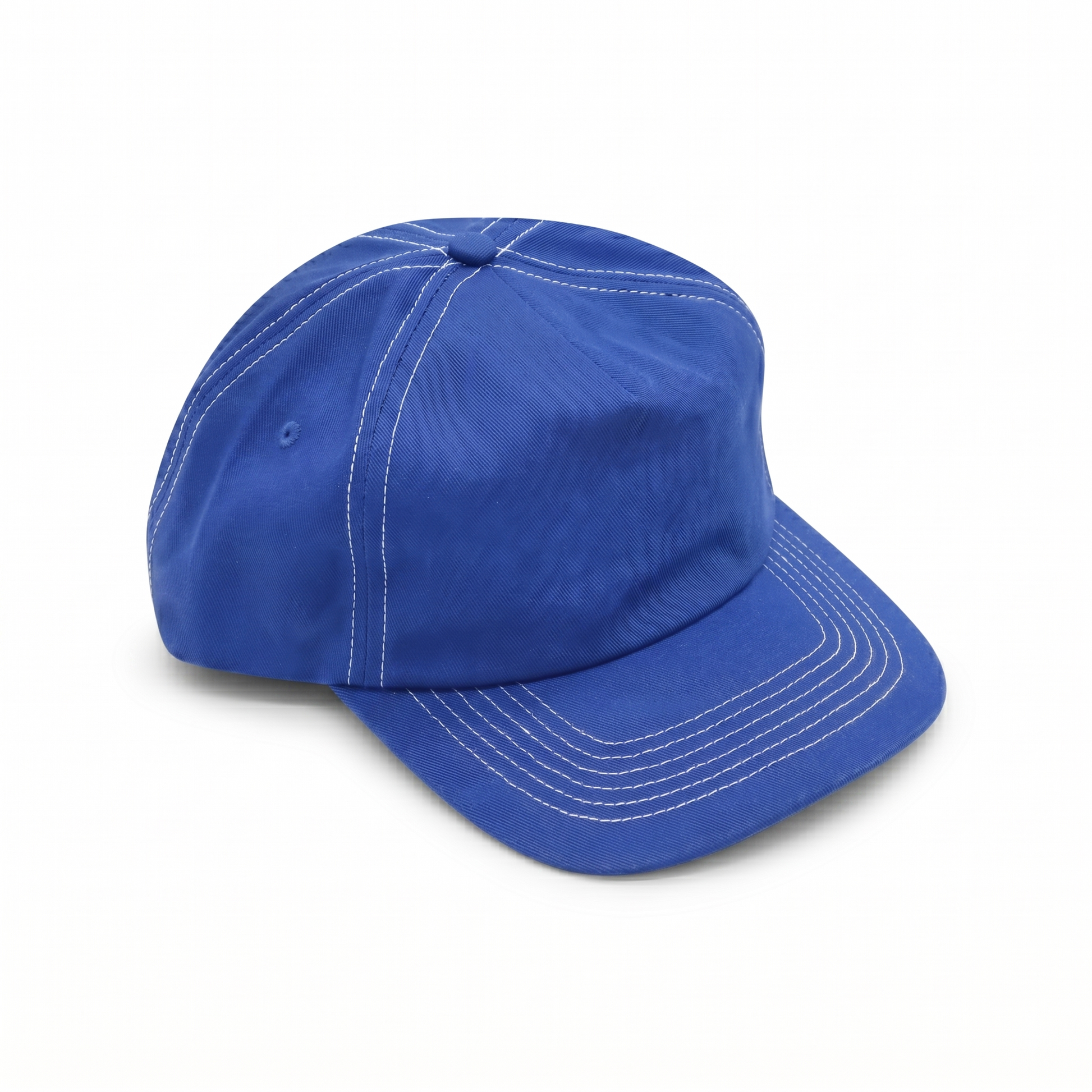 Cotton 5 Panel - Royal Blue Contrast Stitched