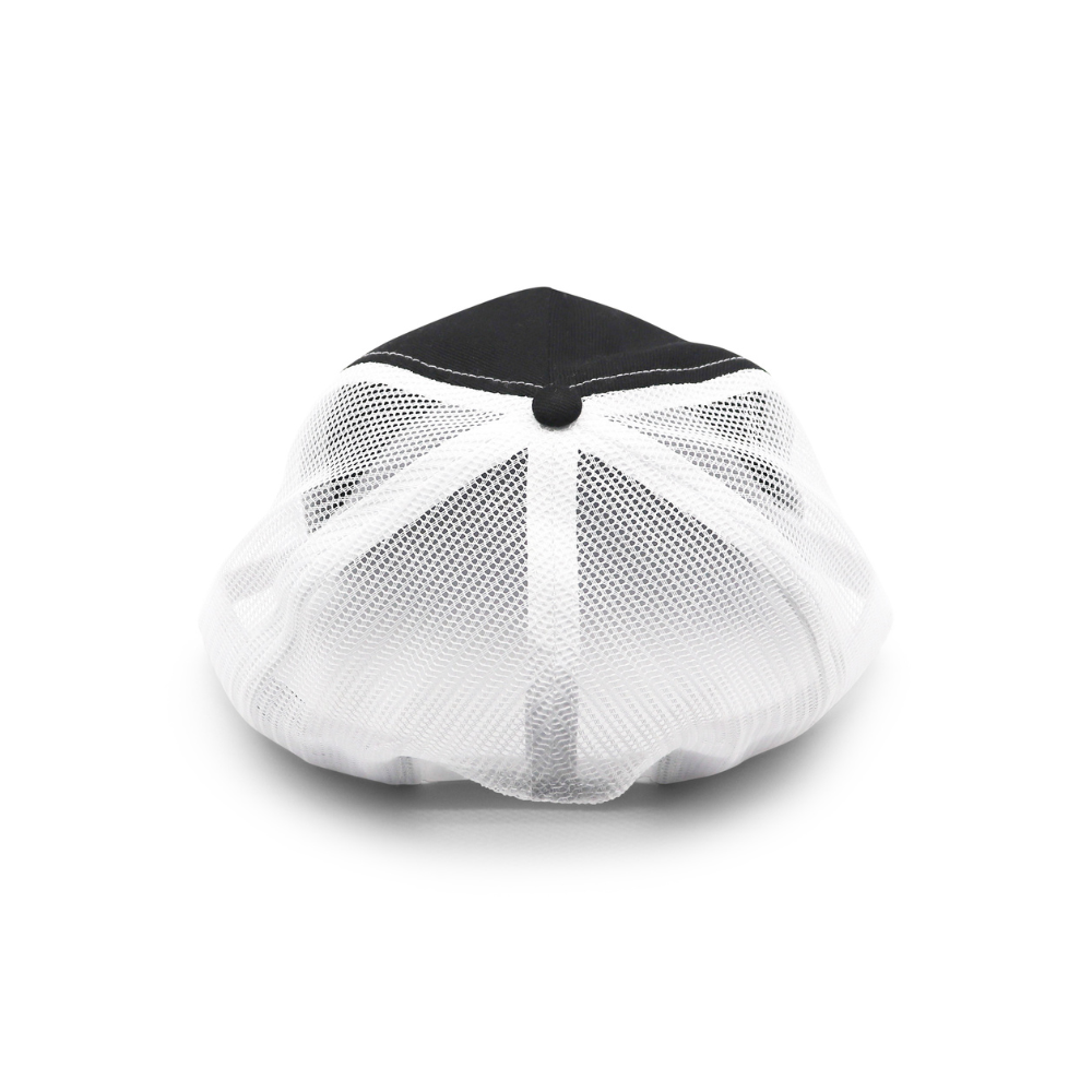 5 Panel Trucker - White & Black