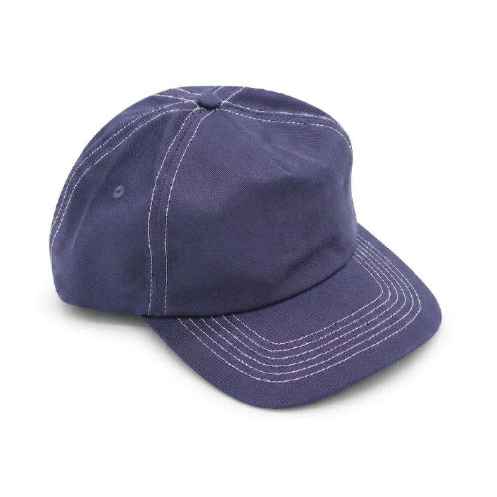 Cotton 5 Panel - Navy Contrast Stitched