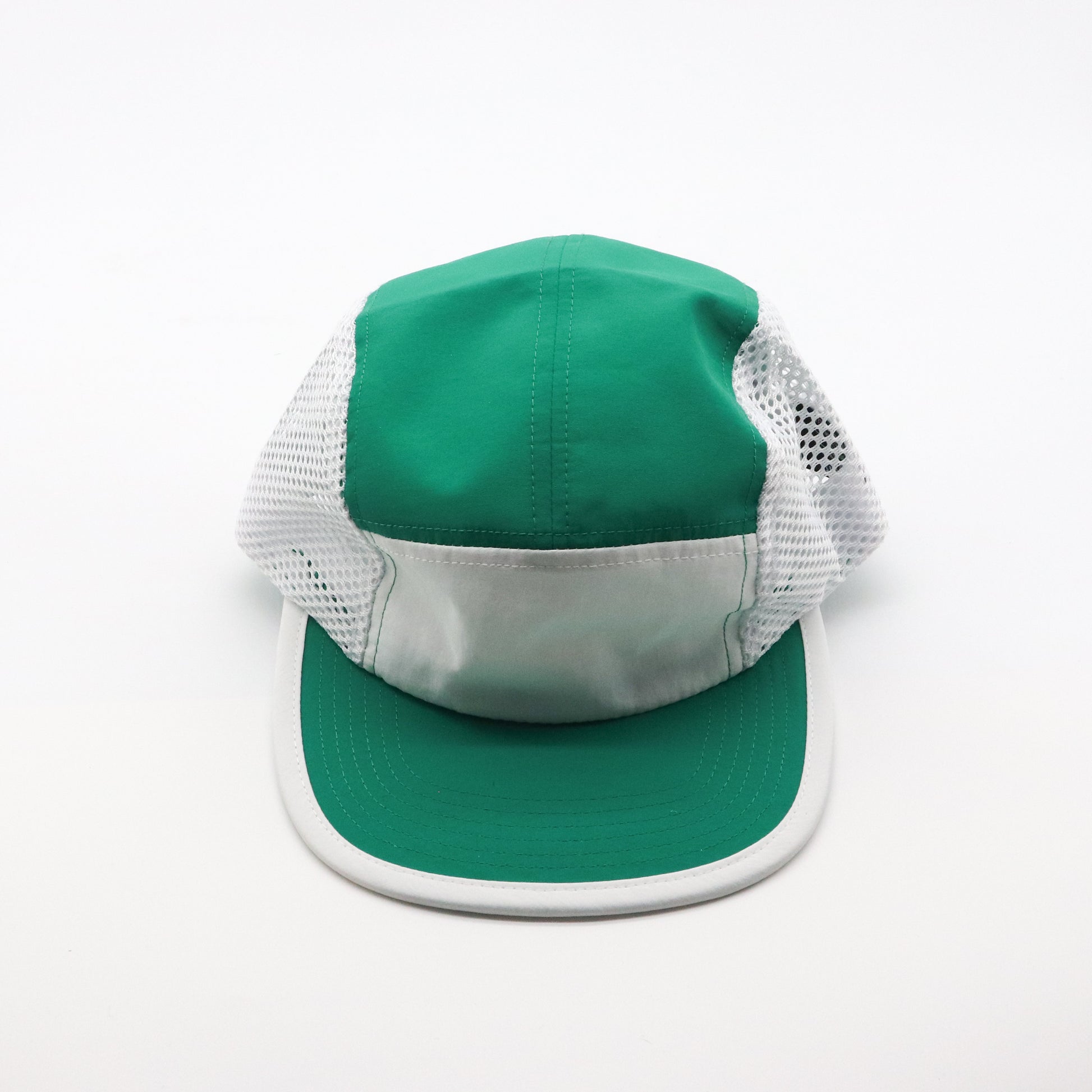 Nylon Camper 5 Panel - Green & White