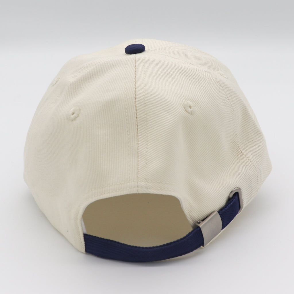 Cotton Two-Tone Dad Hat - Navy