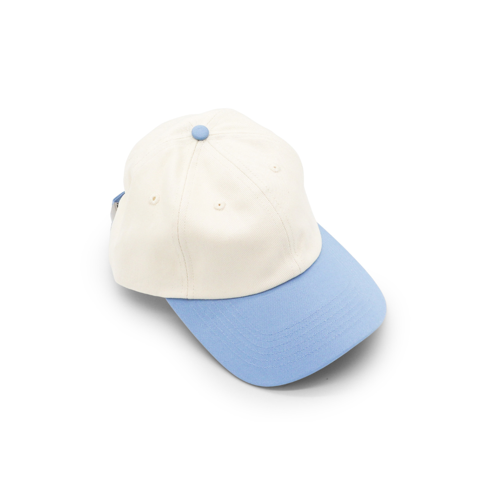 Cotton Two-Tone Dad Hat - Light Blue
