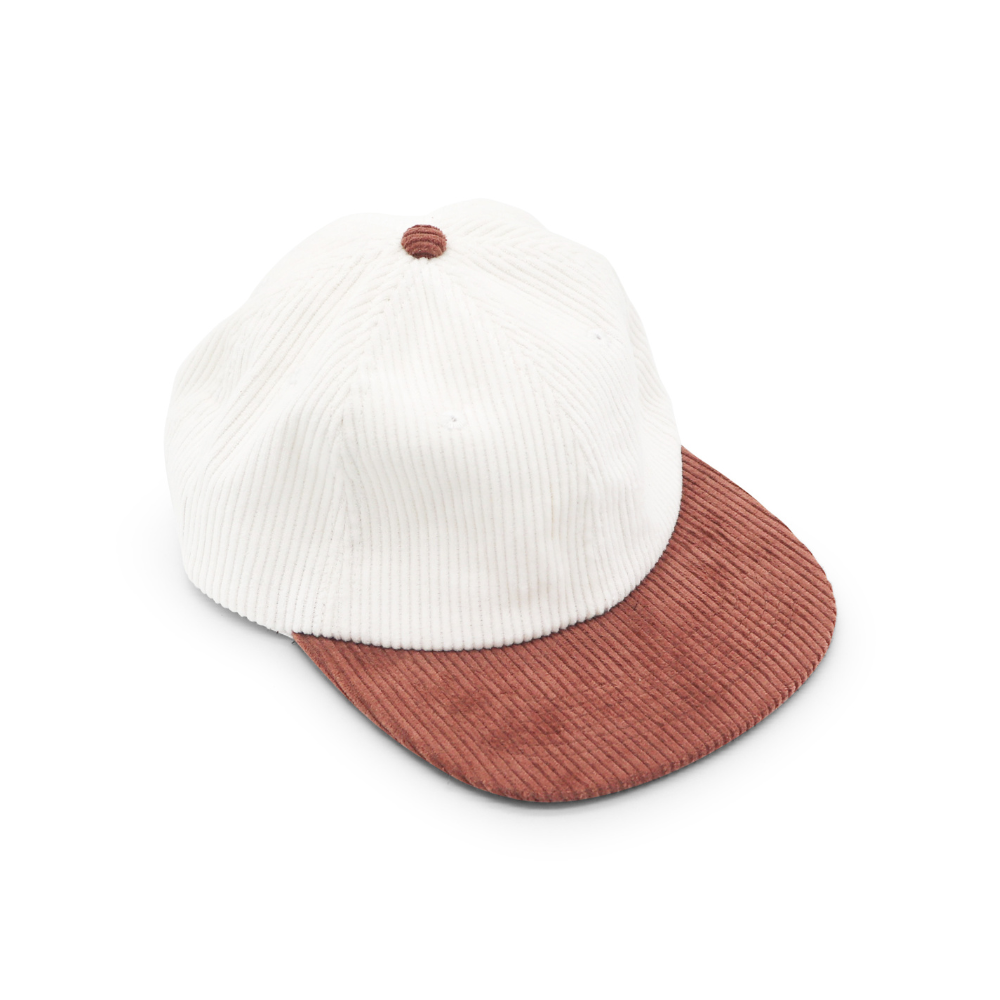 Corduroy Two-Tone 6 Panel - Brown