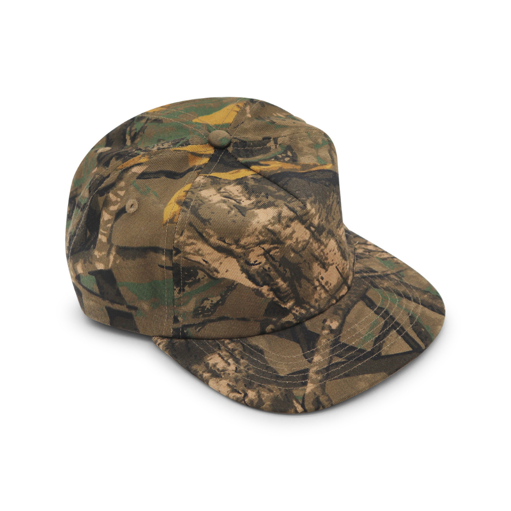 Cotton Realtree Camo 5 Panel - Autumn Timber - Short Brim