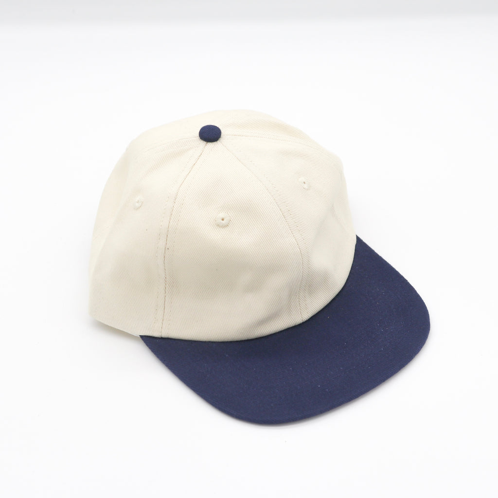 Cotton Two-Tone 6 Panel - Navy