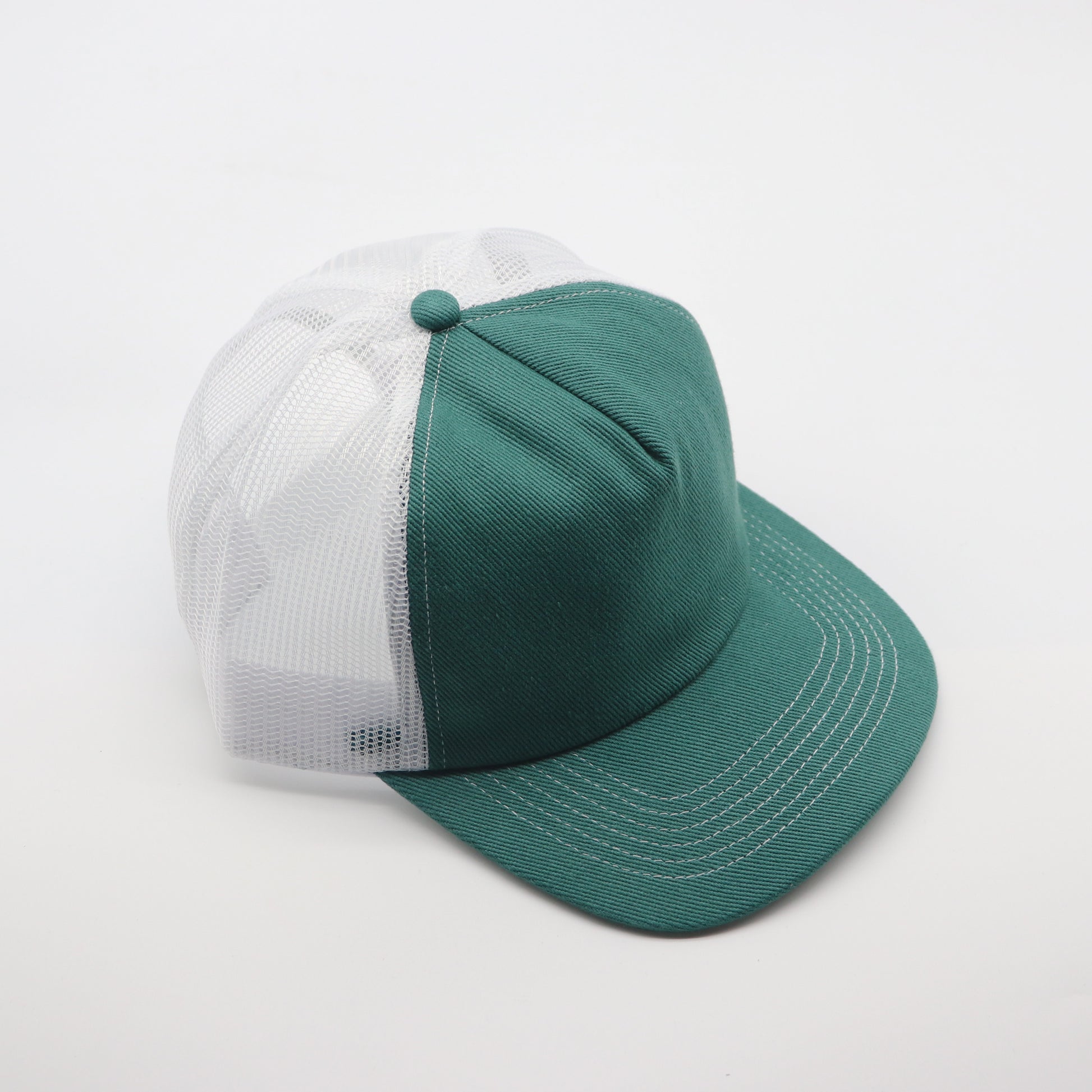5 Panel Trucker - White & Green