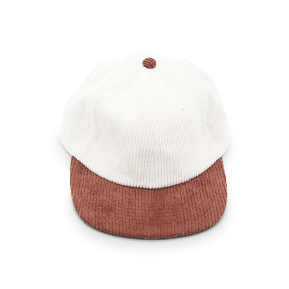 Corduroy Two-Tone 6 Panel - Brown
