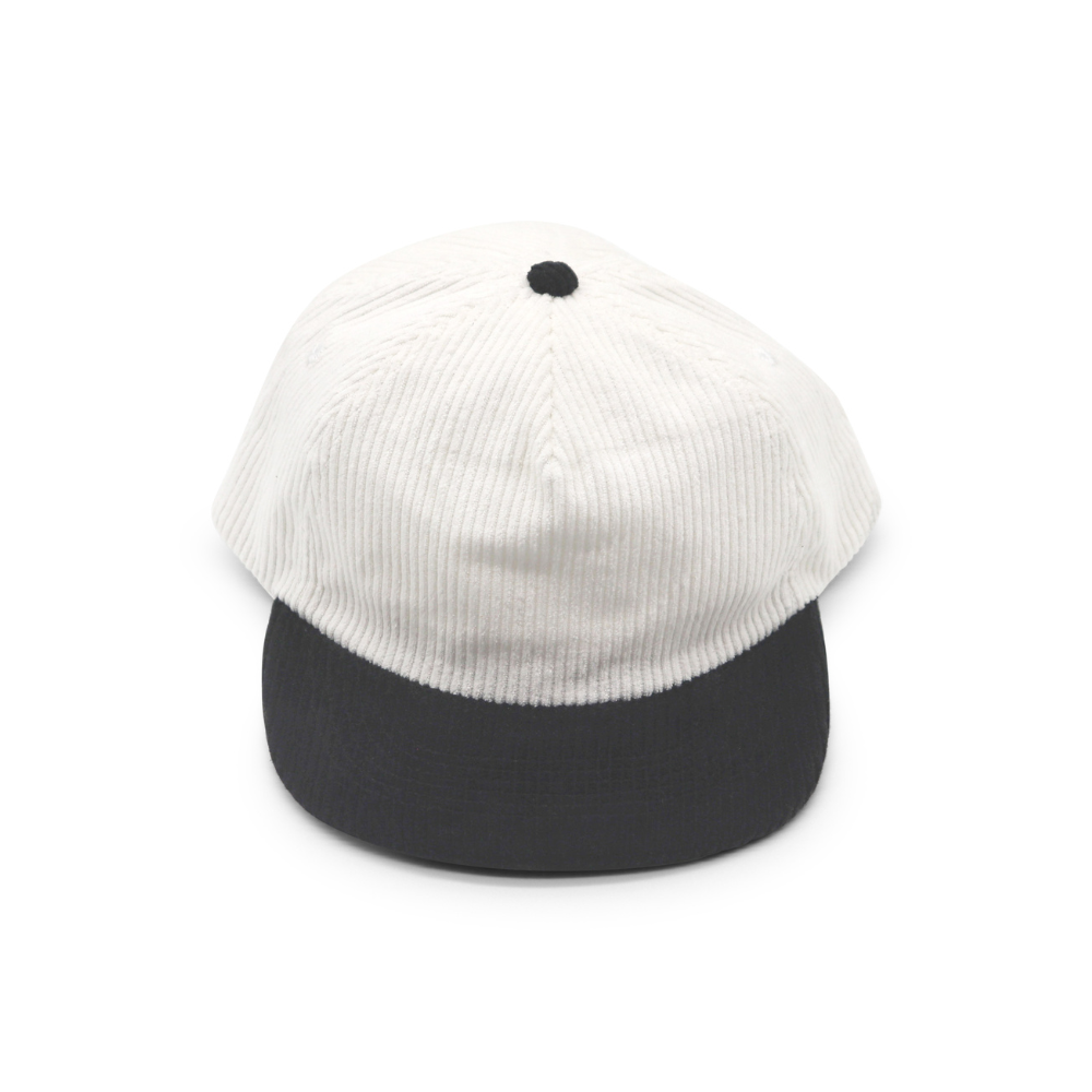 Corduroy Two-Tone 5 Panel - Black