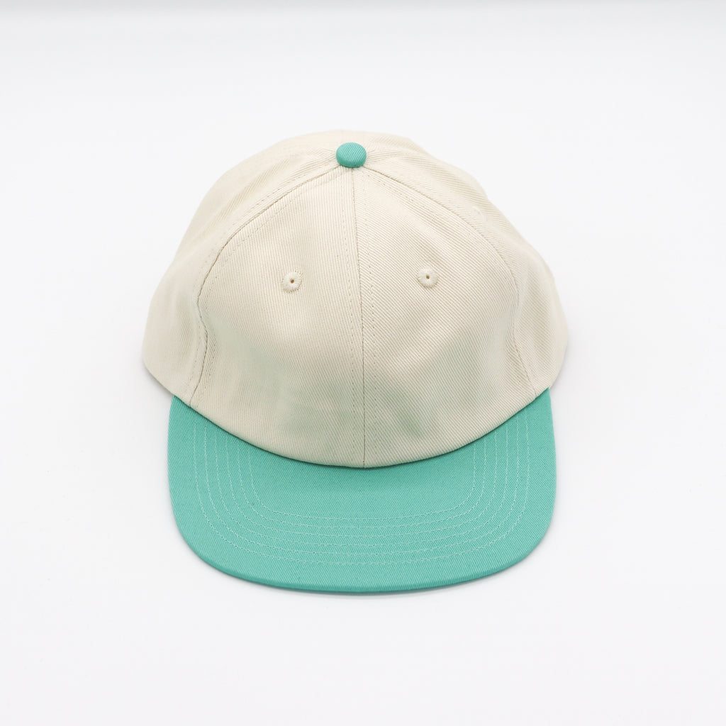 Cotton Two-Tone 6 Panel - Teal