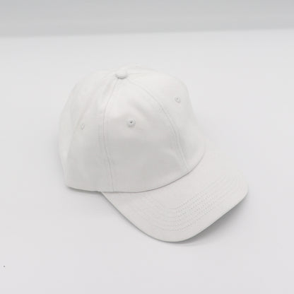 Cotton Dad Hat - White