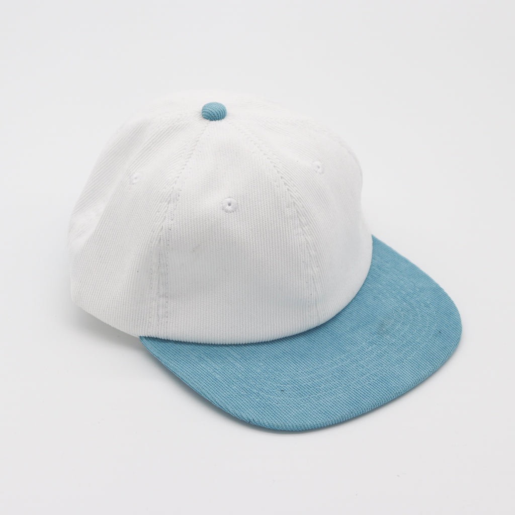 Corduroy Two-Tone 6 Panel - Light Blue