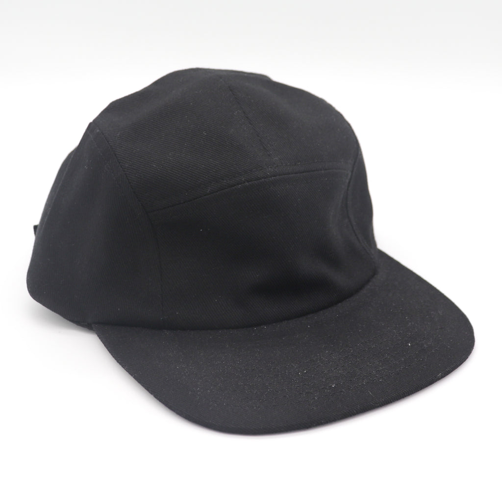 Cotton Camper 5 Panel - Black