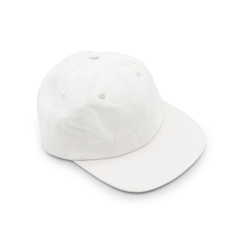 Cotton 6 Panel - White