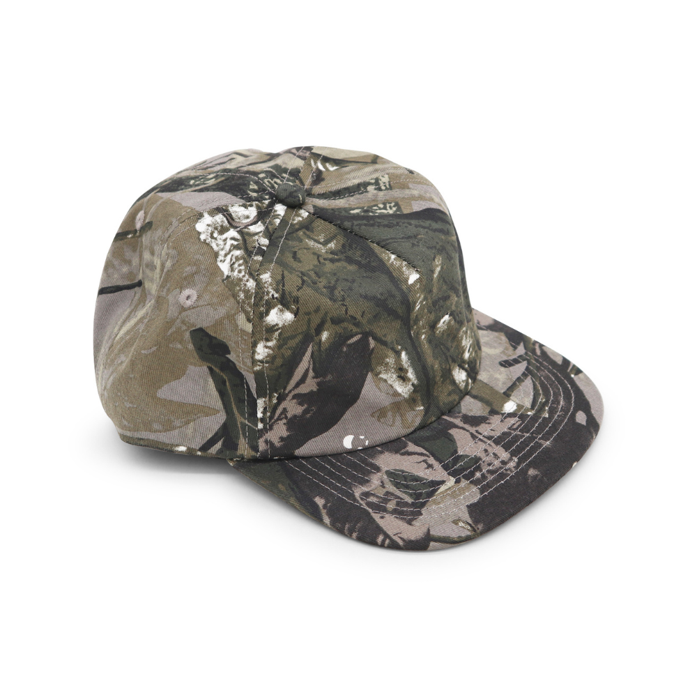 Cotton Realtree Camo 5 Panel - Highland Fog - Short Brim