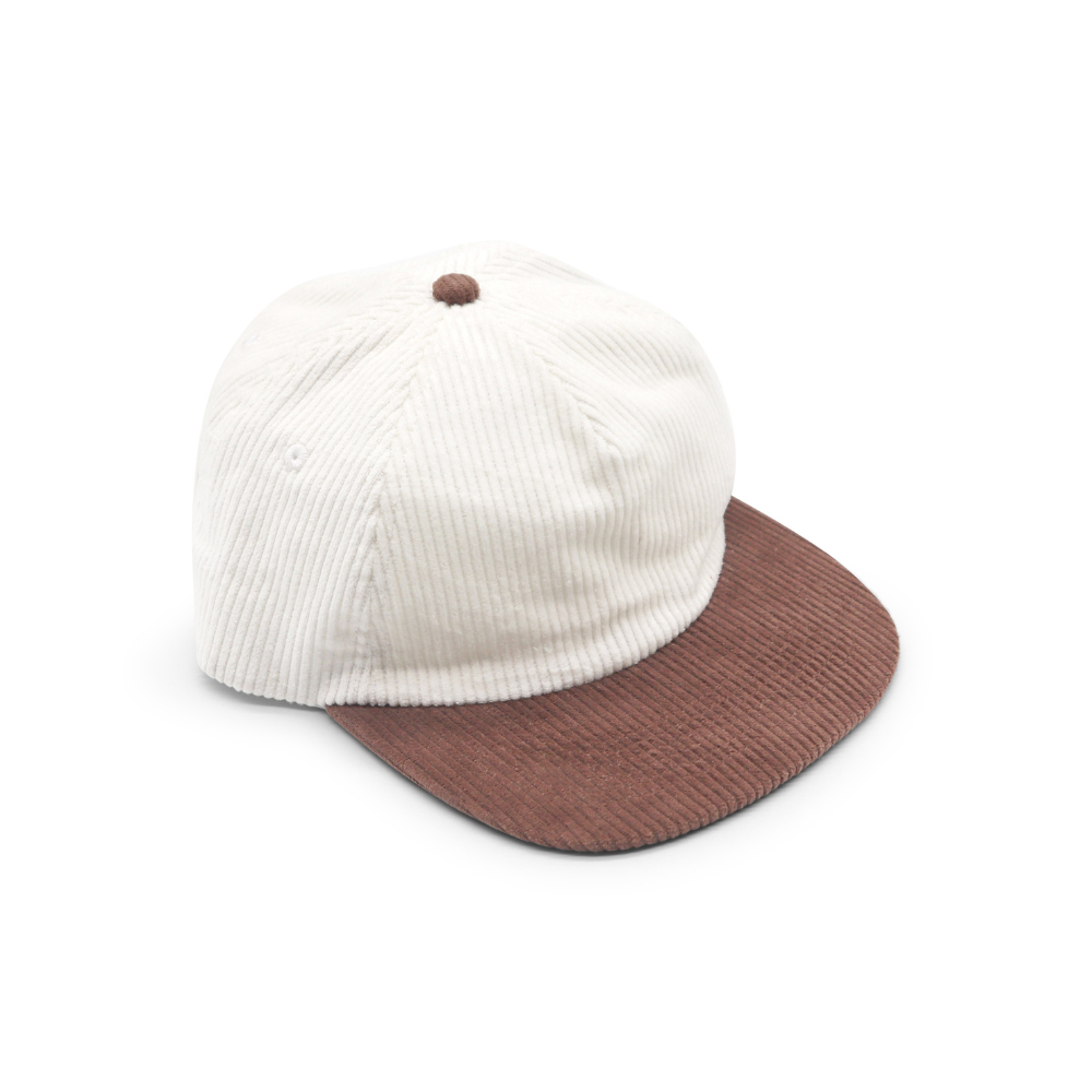 Corduroy Two-Tone 5 Panel - Brown
