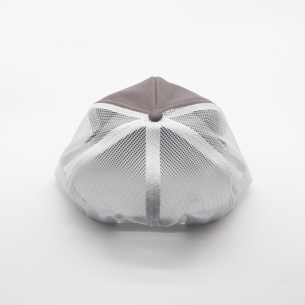 5 Panel Trucker - White & Grey