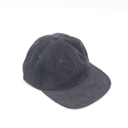 Corduroy 6 Panel - Black