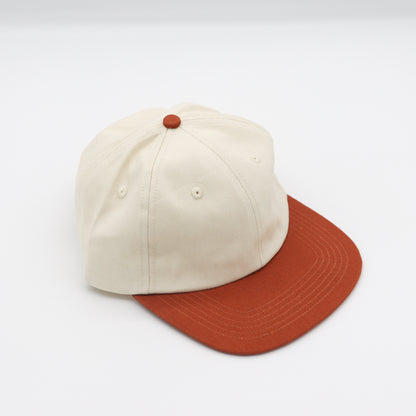 Cotton Two-Tone 6 Panel - Brown