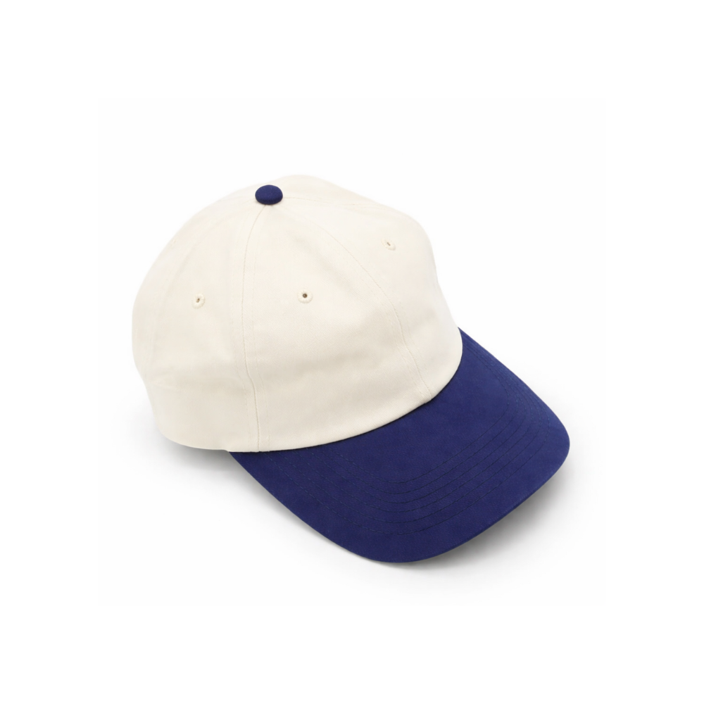 Cotton Two-Tone Dad Hat - Navy