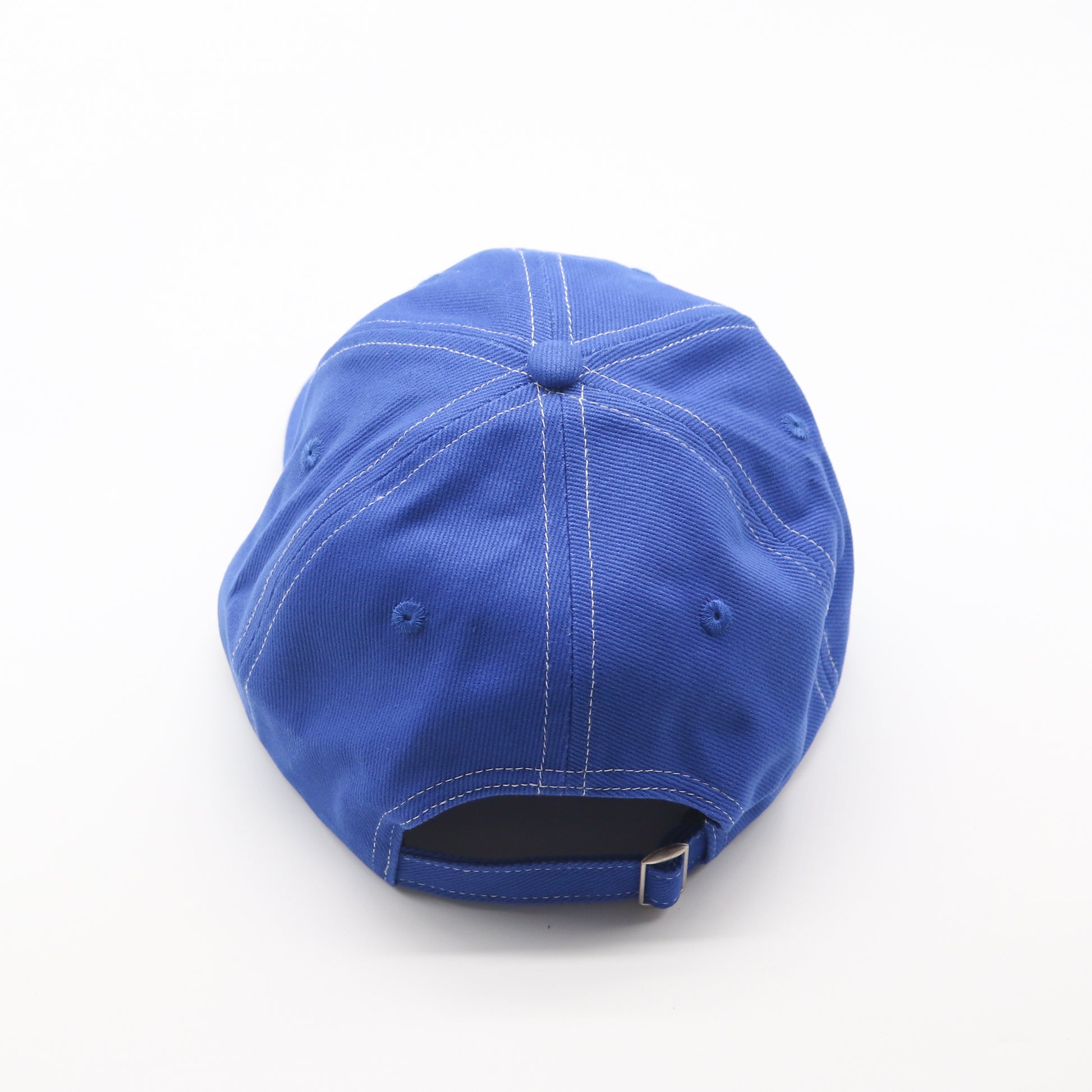 Cotton Dad Hat - Royal Blue Contrast Stitched