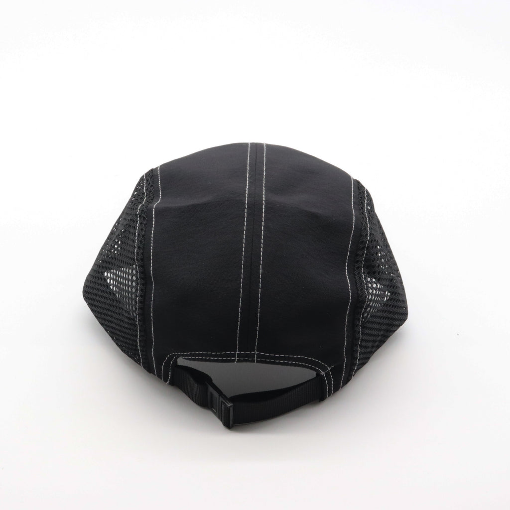 Nylon Camper 5 Panel - Black Contrast Stitch
