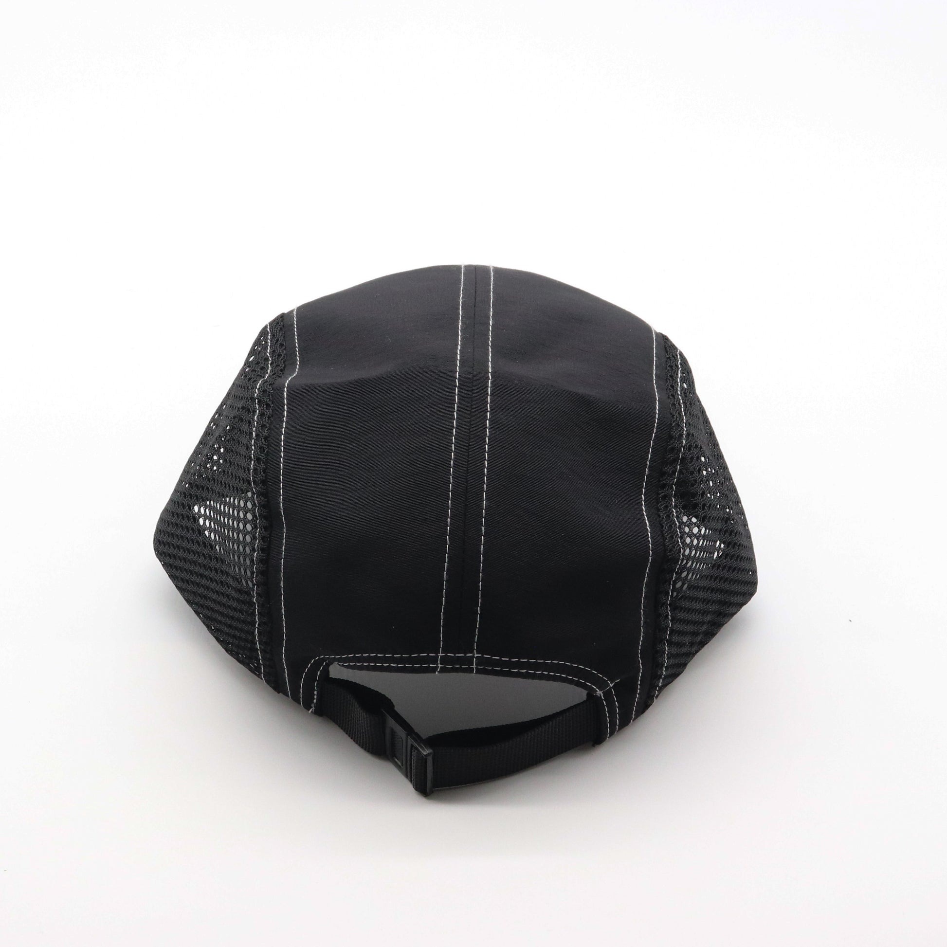 Nylon Camper 5 Panel - Black Contrast Stitch