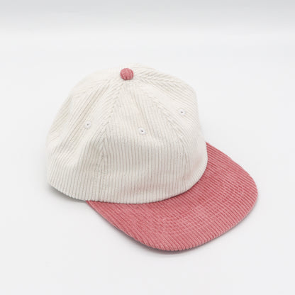 Corduroy Two-Tone 6 Panel - Pink