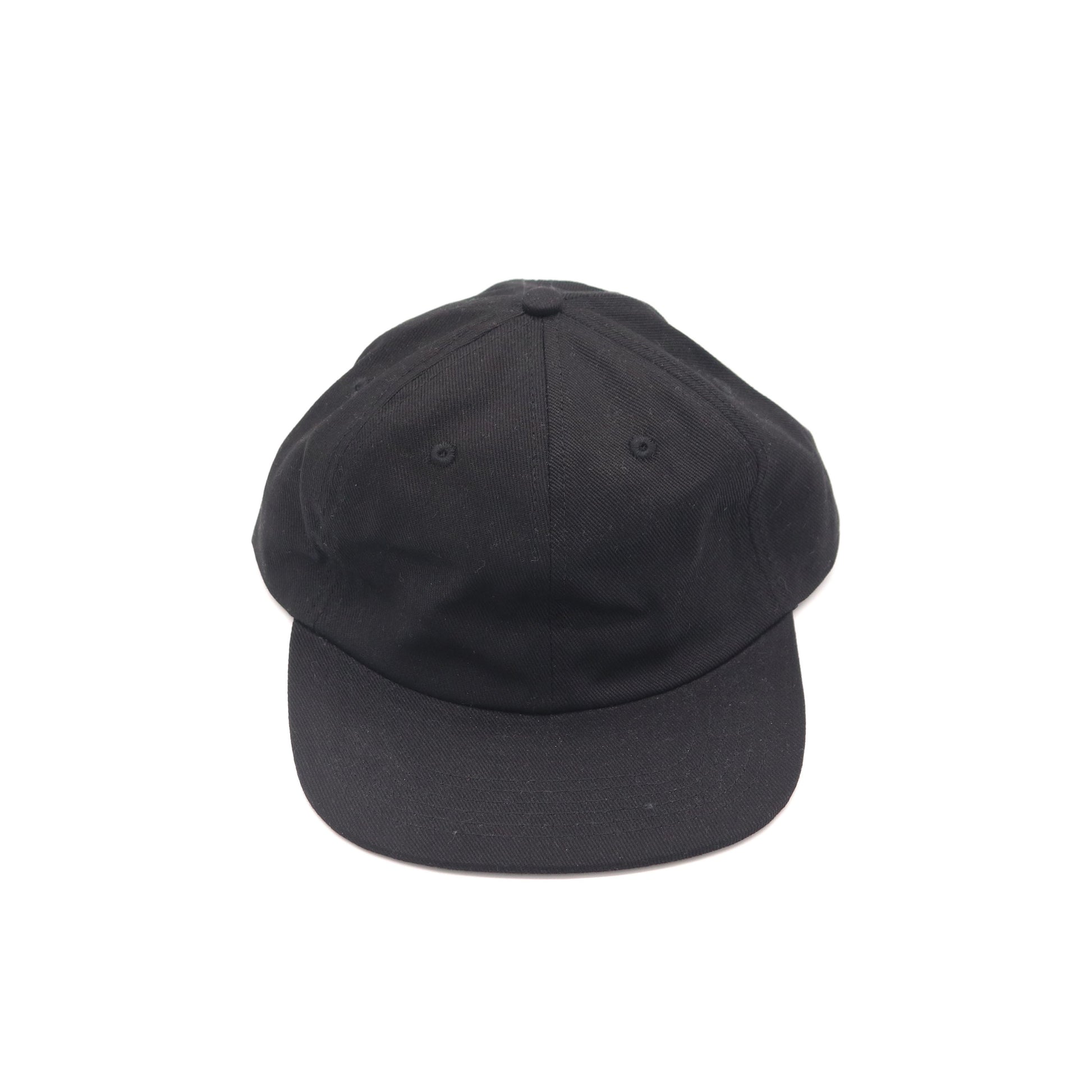 Cotton 6 Panel - Black