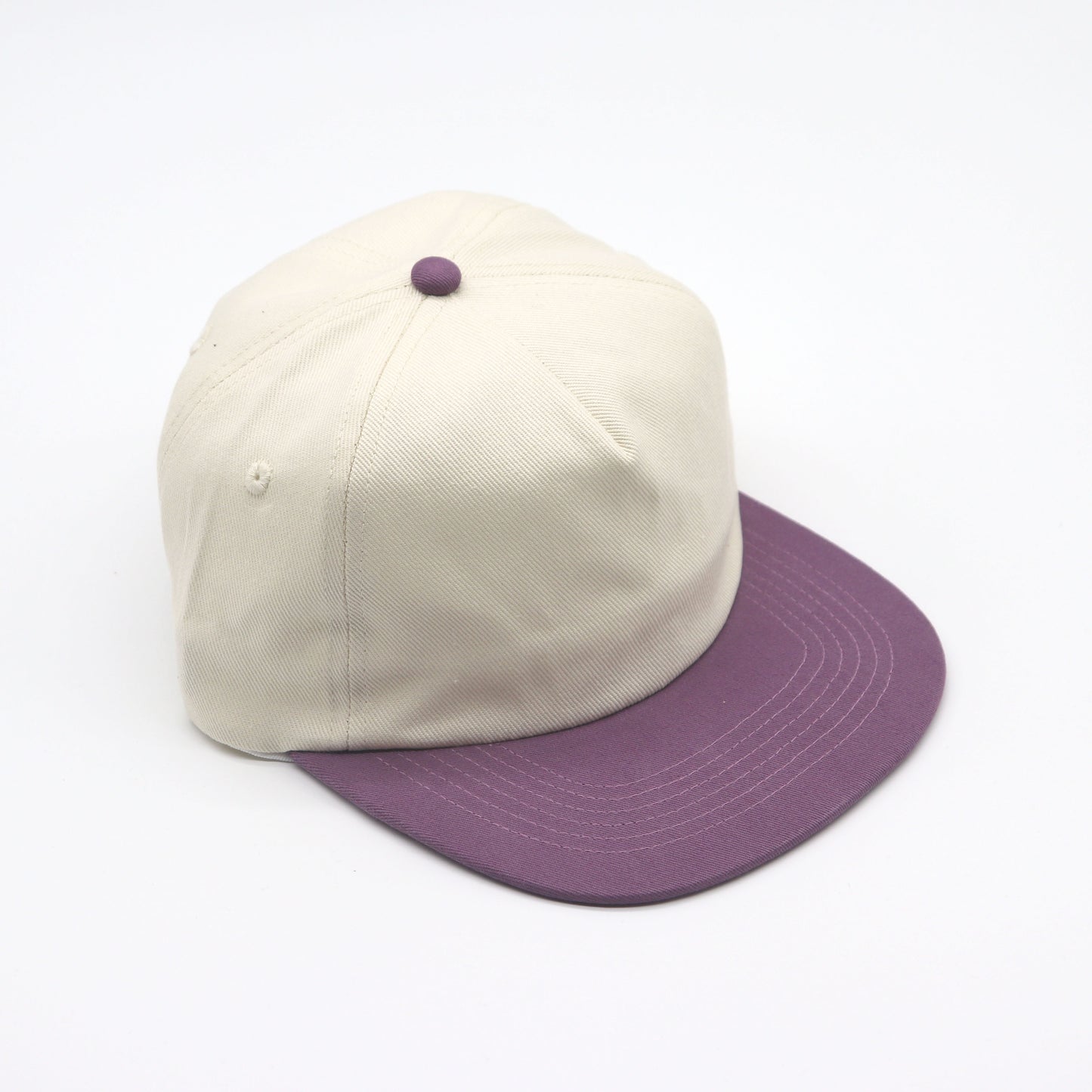 Cotton Two-Tone 5 Panel - Purple